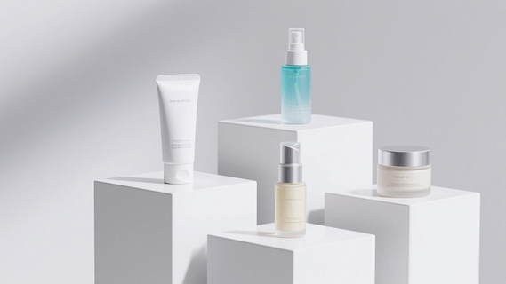 化妆品包装背景